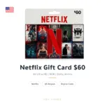 بطاقة شحن Netflix بقيمة 60$