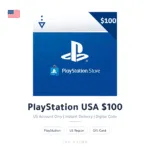 بطاقة شحن PlayStation – فئة 100$