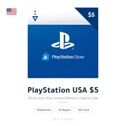 بطاقة شحن PlayStation - فئة $5