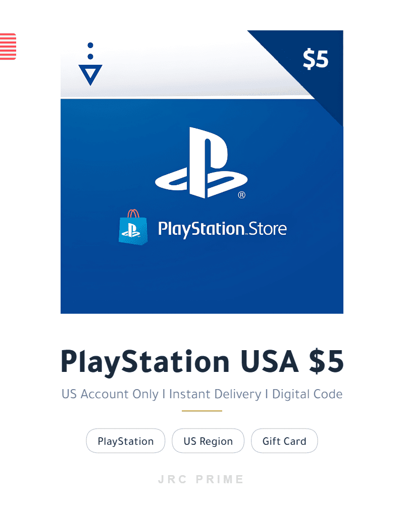بطاقة شحن PlayStation - فئة $5
