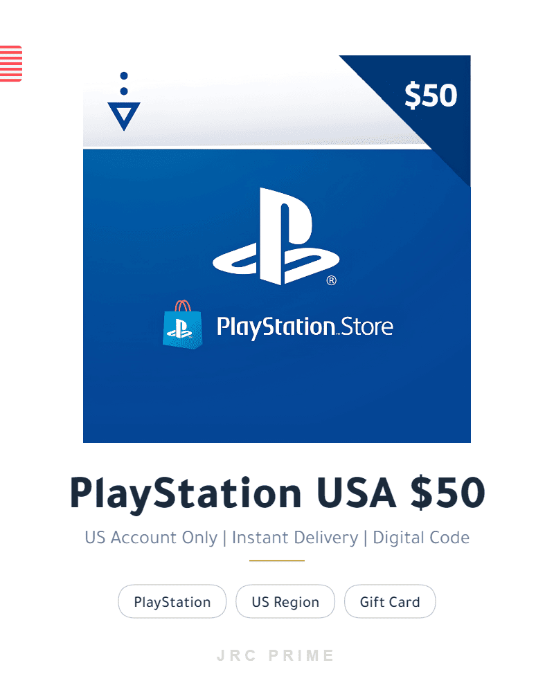 بطاقة شحن PlayStation – فئة 50$