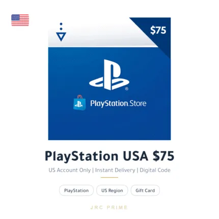 بطاقة شحن PlayStation – فئة 75$
