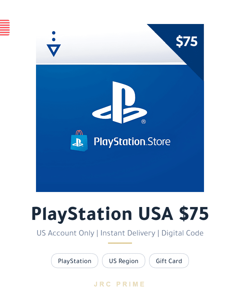 بطاقة شحن PlayStation – فئة 75$
